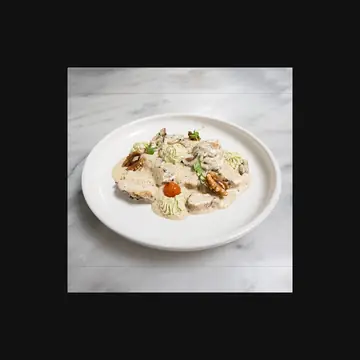 دجاج بكريمة المشروم